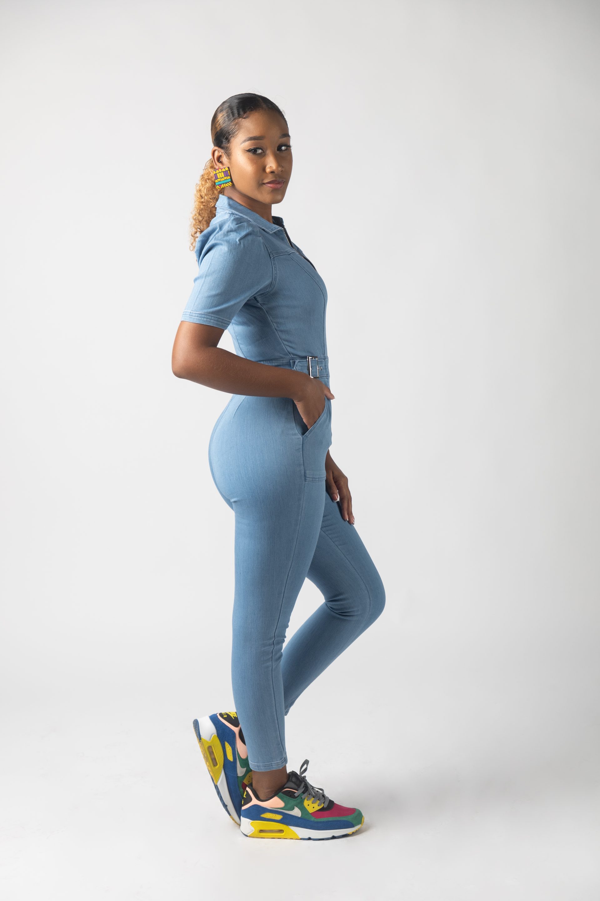 Cuffing Season Denim Jumper - Image 5